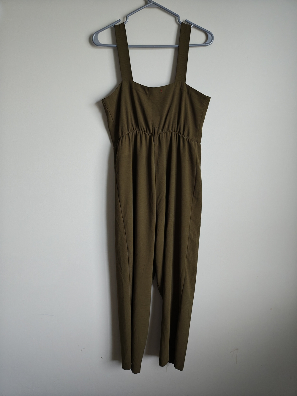 GUESS Olive Utility Button-Front Jumpsuit - Picture 8 of 12